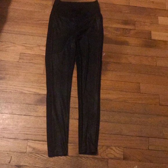 Black leather leggings on one side.S/P - Picture 6 of 6